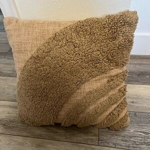 18x18 tan pillow